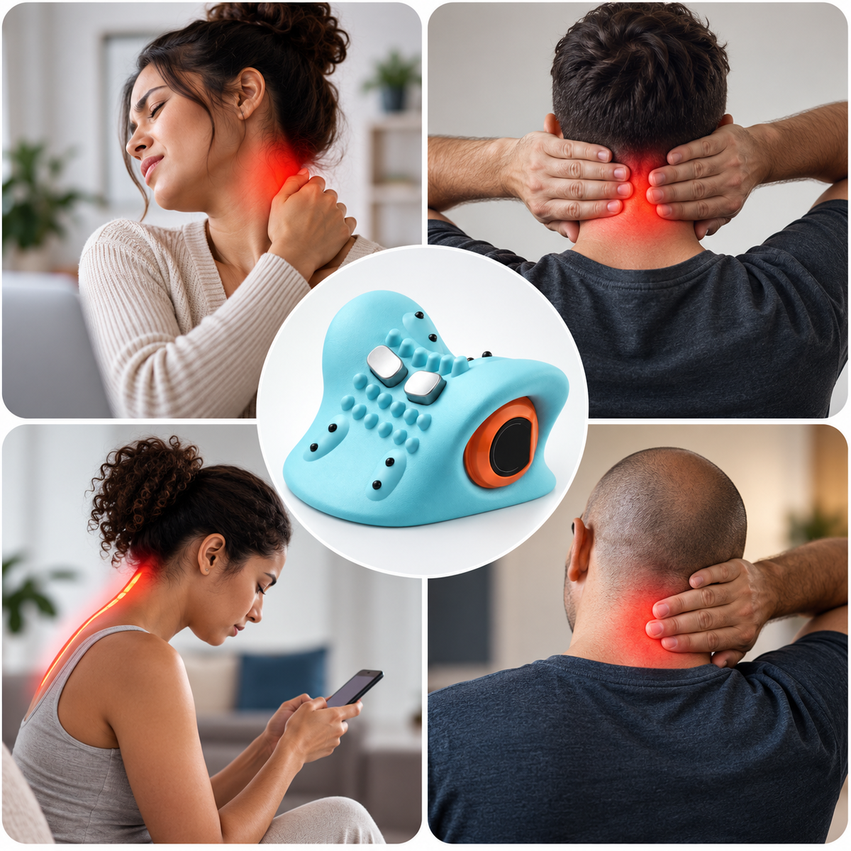 Tensuni NeckRelief 4-in-1 EMS Massager